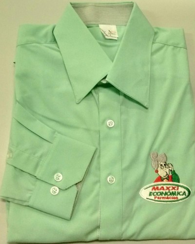 Detalhes do produto CAMISA MASCULINA MANGA LONGA  